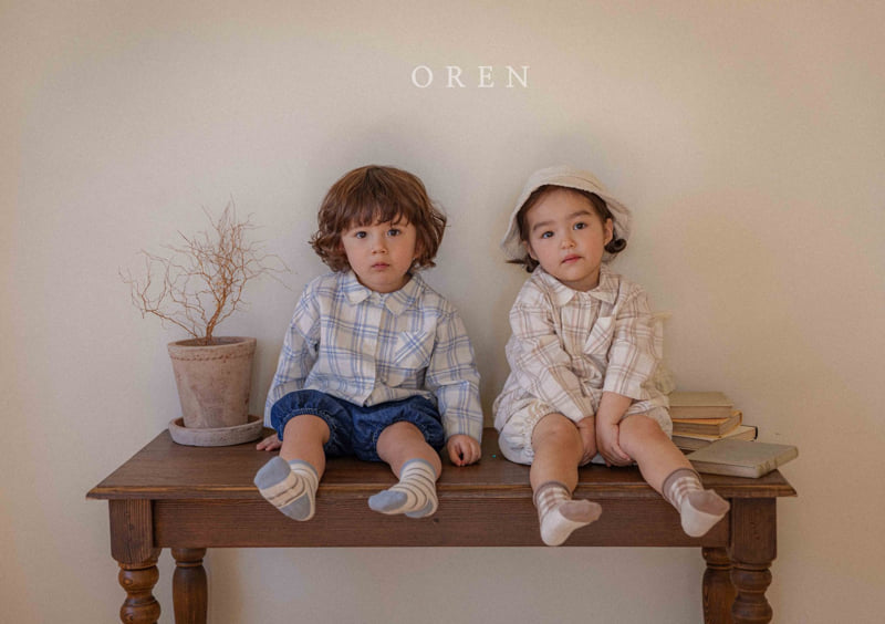Oren - Korean Baby Fashion - #babyclothing - Bebe Laila Check Shirt - 6