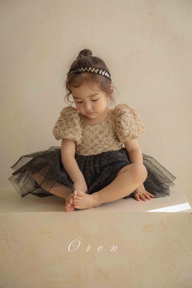 Oren - Korean Baby Fashion - #babyfashion - Black Swan Tutu Ballet Suit - 5