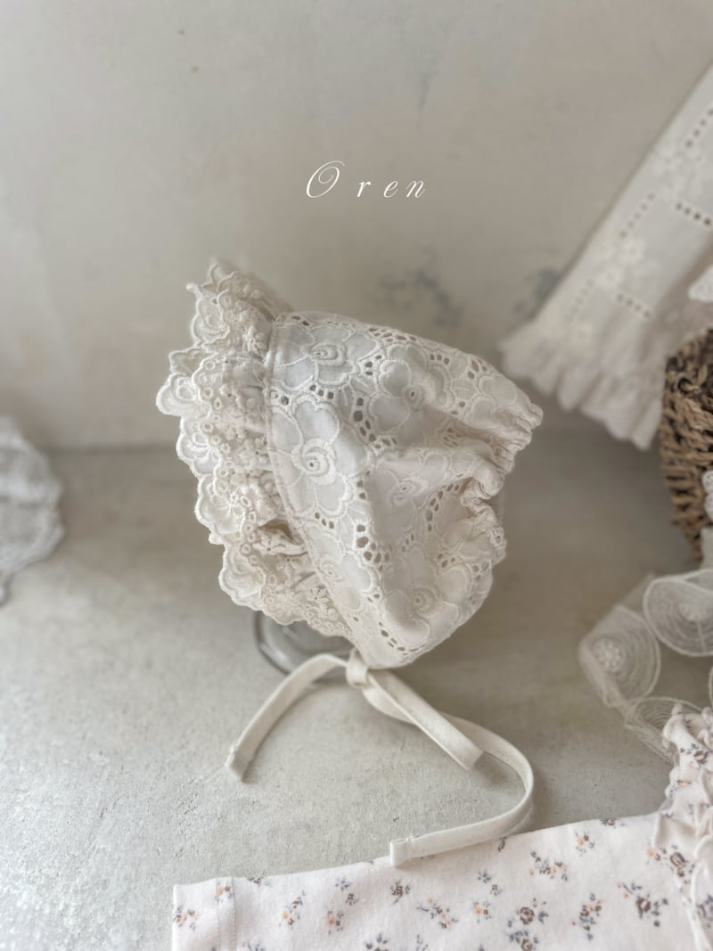 Oren - Korean Baby Fashion - #babyclothing - Brillant Lace Bonnet - 4