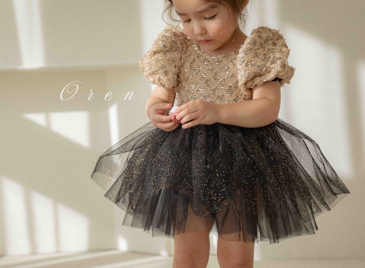 Oren - Korean Baby Fashion - #babygirlfashion - Black Swan Tutu Ballet Suit - 7