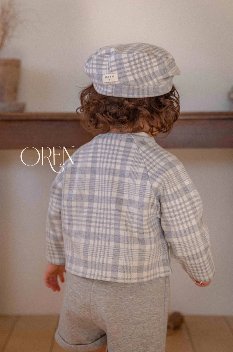 Oren - Korean Baby Fashion - #babygirlfashion - Tartan Check Cardigan - 2