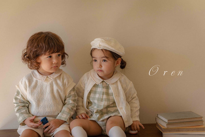 Oren - Korean Baby Fashion - #babylifestyle - Marcel Knit Cardigan