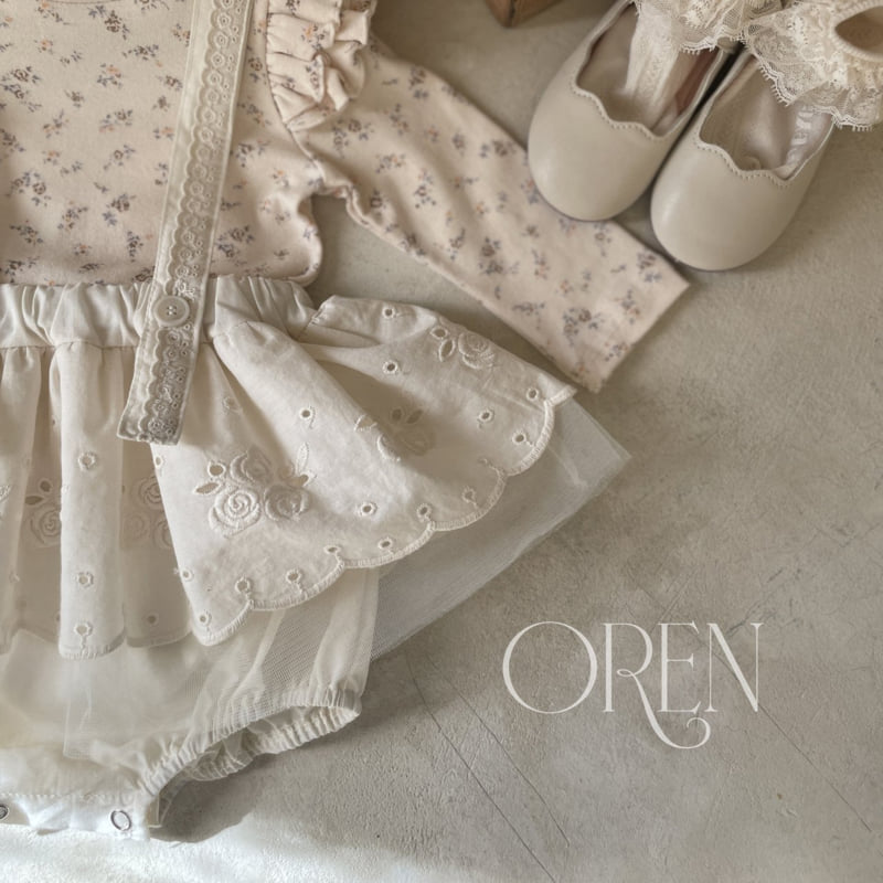 Oren - Korean Baby Fashion - #babylifestyle - Petite Maman Rose Bloomer - 2