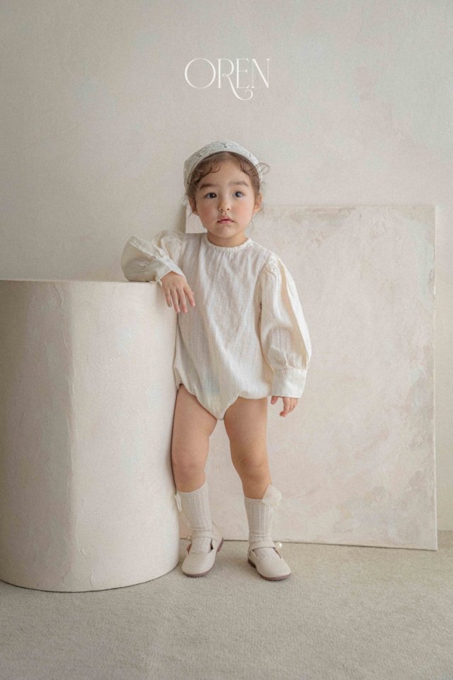 Oren - Korean Baby Fashion - #babyoninstagram - Agnes Puff Suit