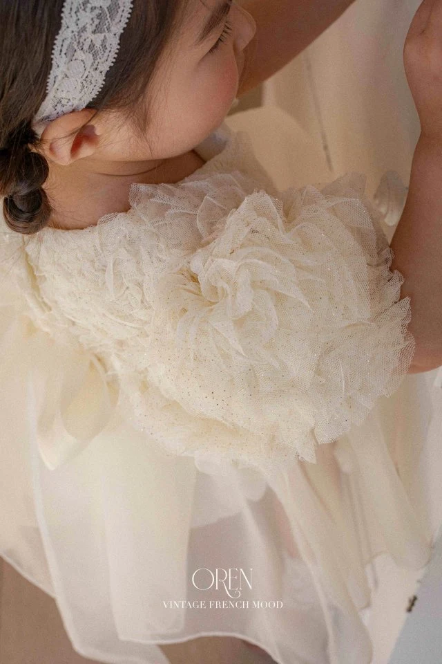 Oren - Korean Baby Fashion - #babyoninstagram - Blooming Rose Pearl Suit - 3