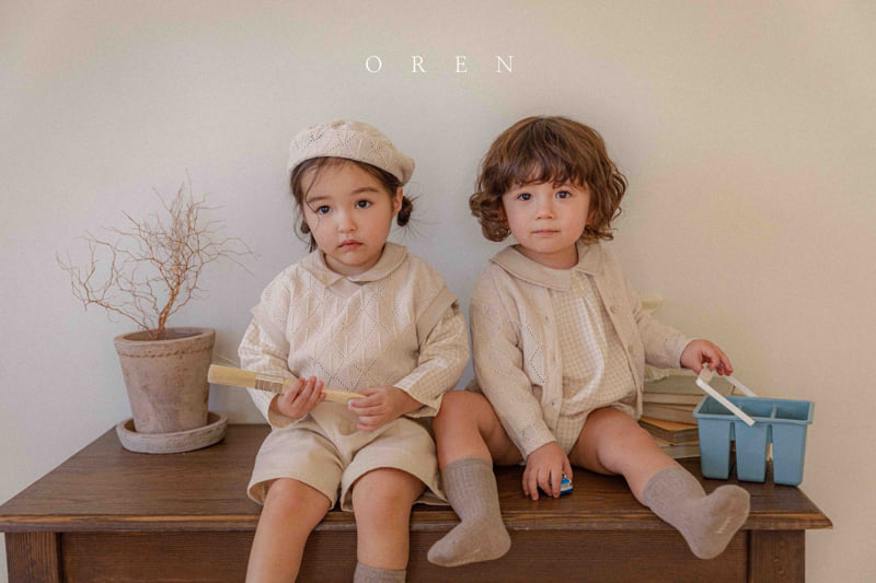 Oren - Korean Baby Fashion - #babyoninstagram - Marcel Knit Cardigan - 2
