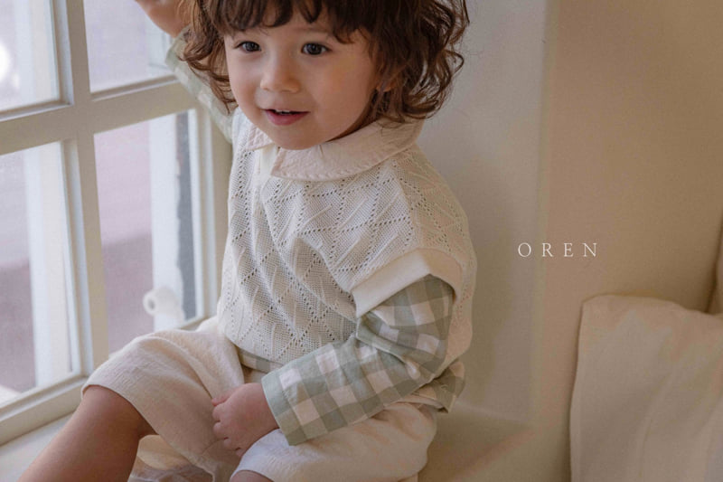 Oren - Korean Baby Fashion - #babyoninstagram - Marcel Knit Vest