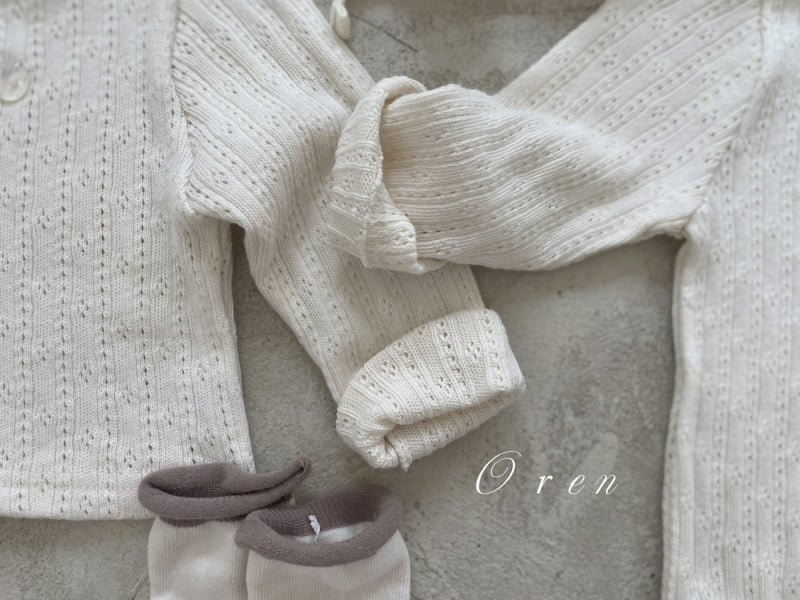 Oren - Korean Baby Fashion - #babyoninstagram - Aroha Jacquard Cardigan - 6