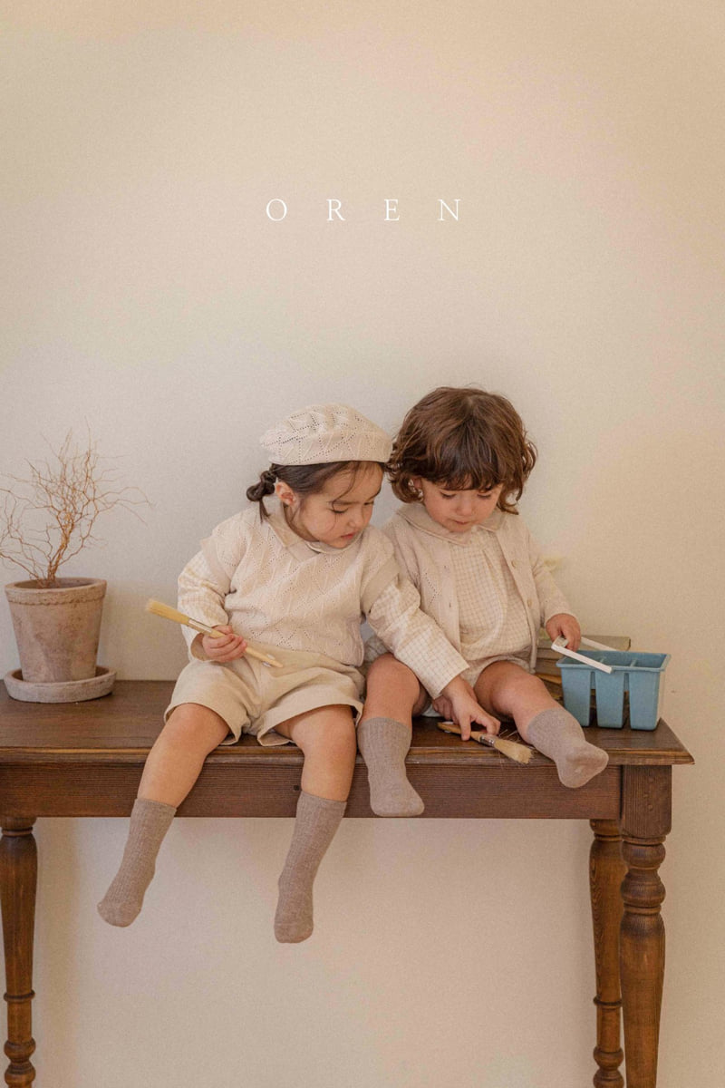 Oren - Korean Baby Fashion - #babyoninstagram - Marcel Knit Beret - 4