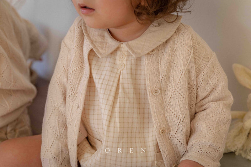 Oren - Korean Baby Fashion - #babyootd - Marcel Knit Cardigan - 3