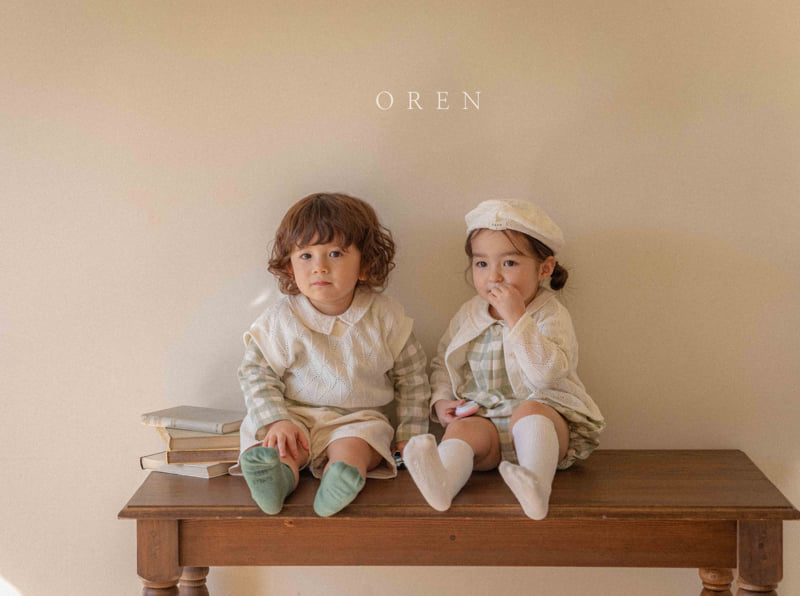 Oren - Korean Baby Fashion - #babyootd - Marcel Knit Vest - 2