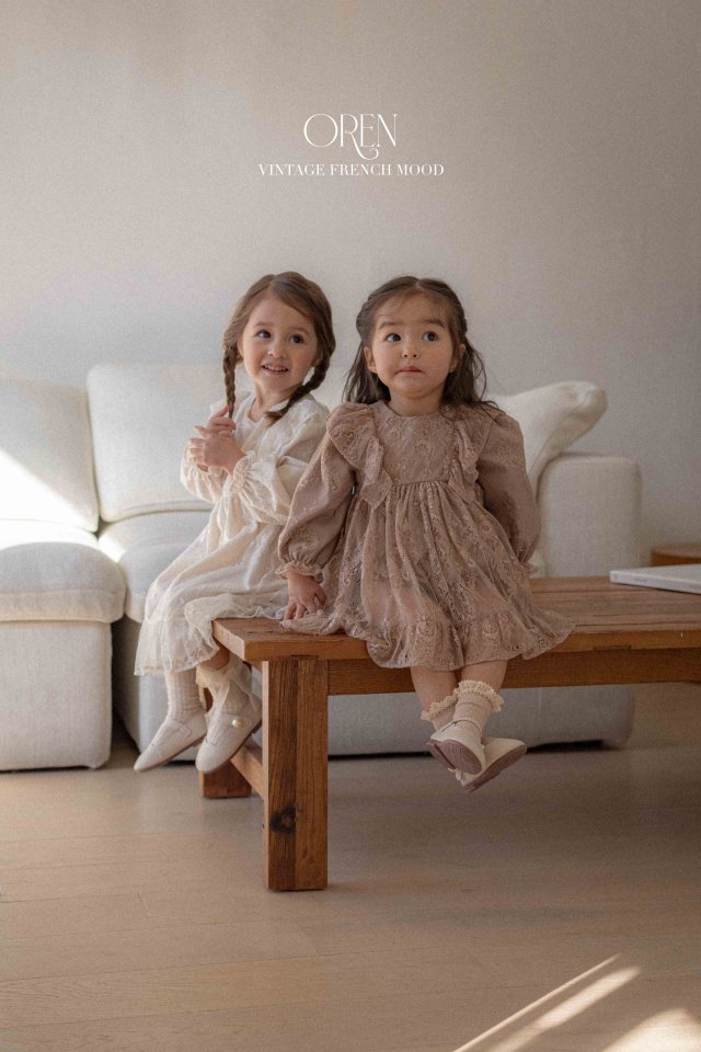 Oren - Korean Baby Fashion - #babyoutfit - Lenny Lace Suit - 11
