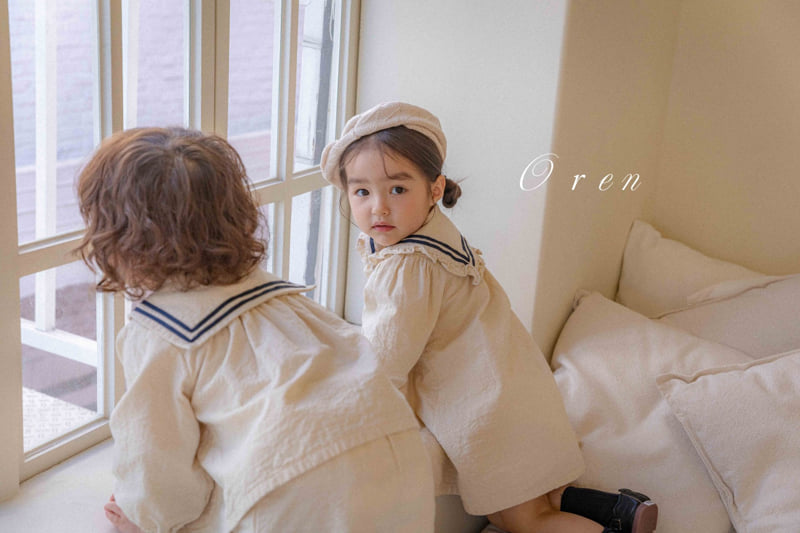 Oren - Korean Baby Fashion - #babyoutfit - Mathieu Marine Top Bottom Set - 7