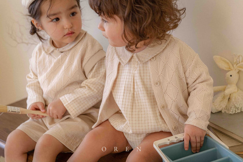 Oren - Korean Baby Fashion - #babyootd - Marcel Knit Cardigan - 4