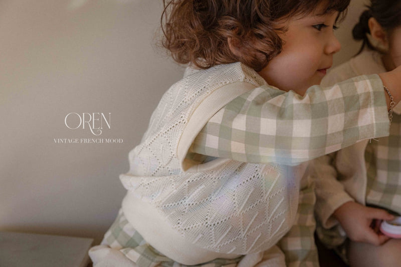 Oren - Korean Baby Fashion - #babyoutfit - Marcel Knit Vest - 3