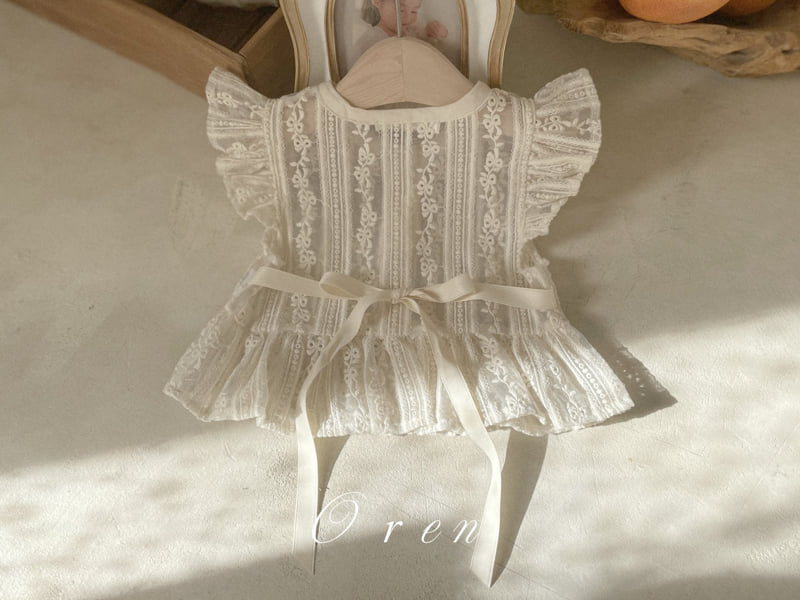 Oren - Korean Baby Fashion - #babyoutfit - Monica Lace Vest - 4