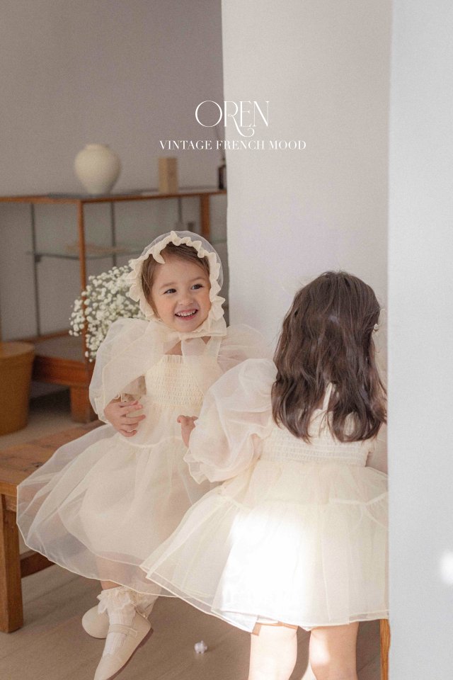 Oren - Korean Baby Fashion - #babywear - Say Organza Smoke Bonnet - 8