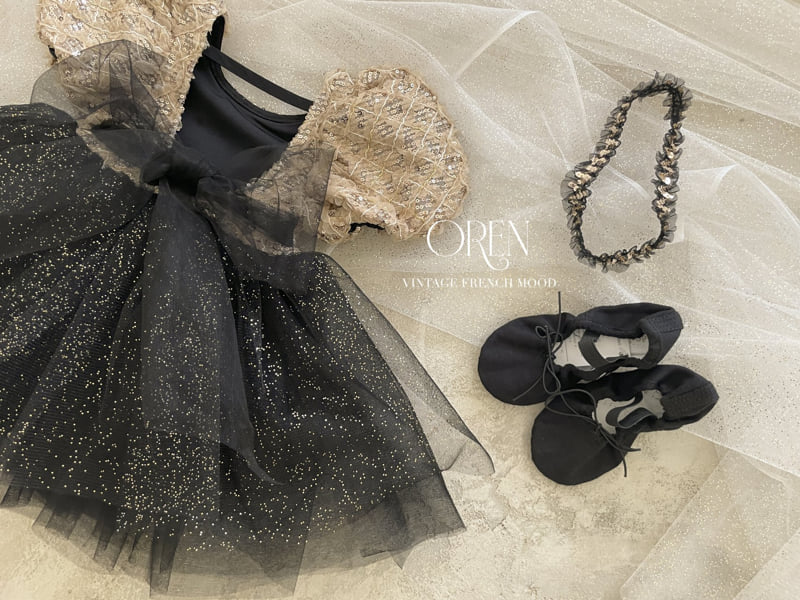 Oren - Korean Baby Fashion - #babywear - Black Swan Sequin Hairband - 12