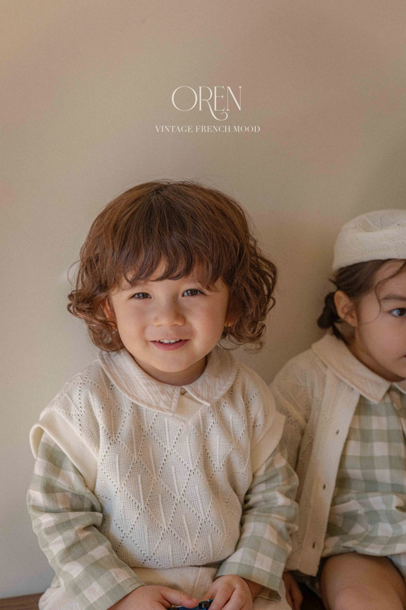Oren - Korean Baby Fashion - #babywear - Marcel Knit Vest - 5