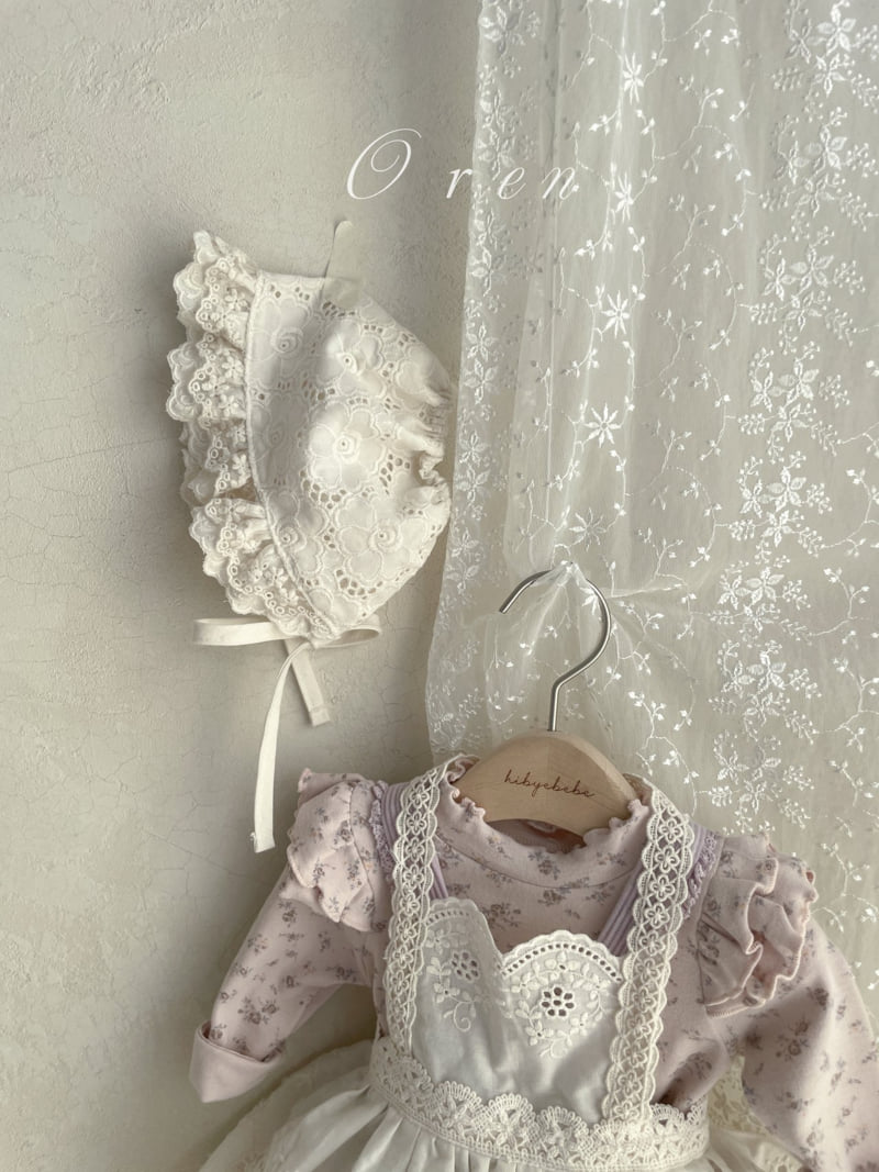 Oren - Korean Baby Fashion - #babywear - Brillant Lace Bonnet - 12
