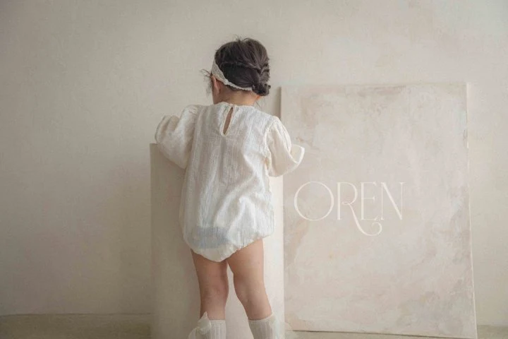 Oren - Korean Baby Fashion - #onlinebabyboutique - Agnes Puff Suit - 6
