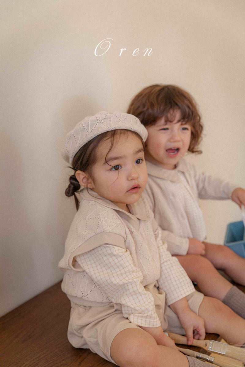 Oren - Korean Baby Fashion - #onlinebabyboutique - Marcel Knit Beret - 8