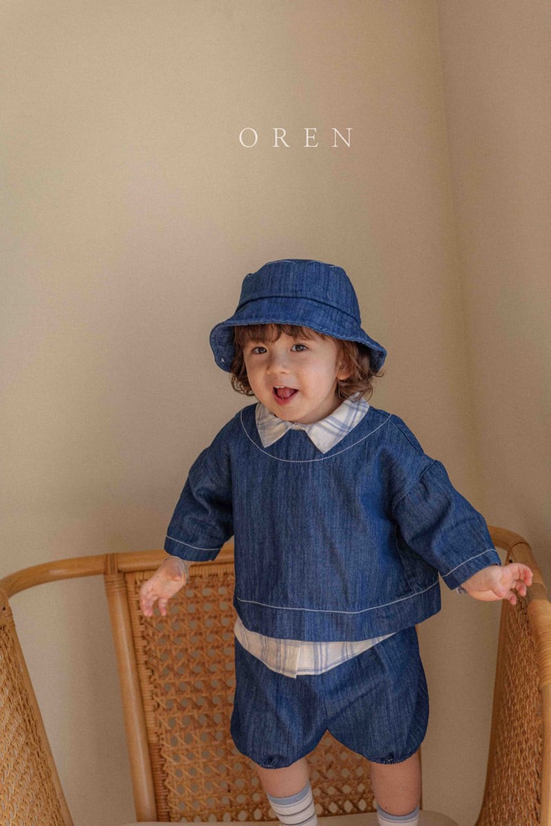 Oren - Korean Baby Fashion - #onlinebabyboutique - Olivier Bloomer Top Bottom Set - 4