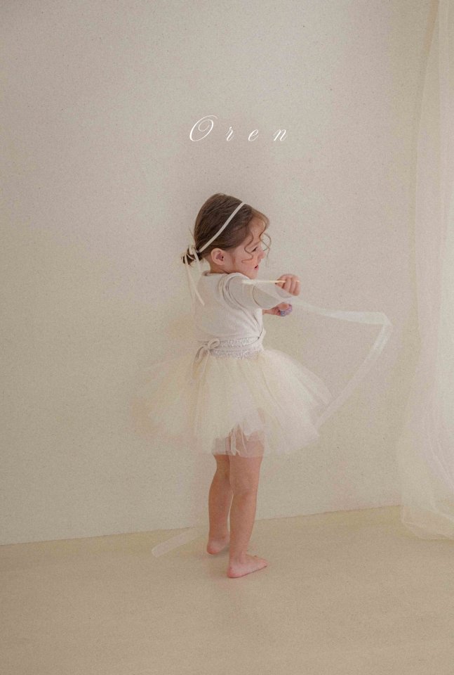 Oren - Korean Baby Fashion - #onlinebabyshop - EL Cardigan SET Ballet Suit (ribbed material) - 4