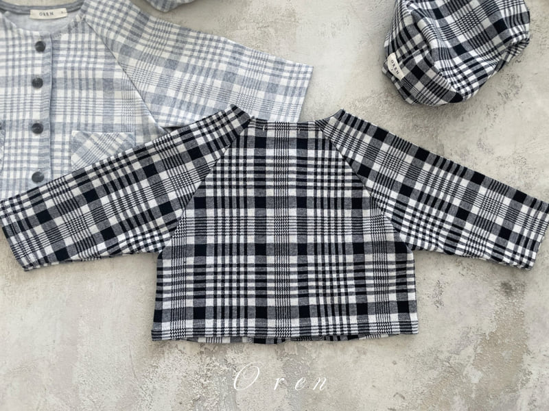 Oren - Korean Baby Fashion - #smilingbaby - Tartan Check Cardigan - 11