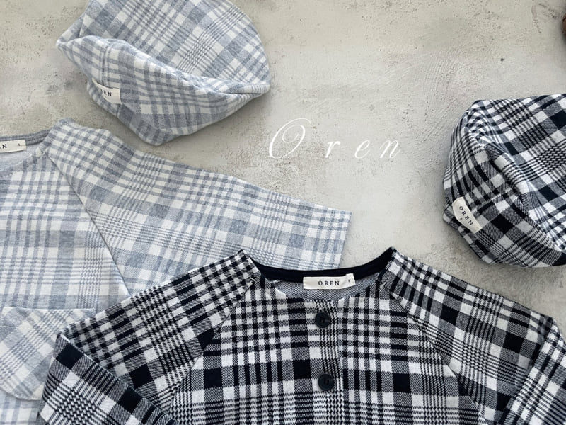 Oren - Korean Baby Fashion - #smilingbaby - Tartan Check Beret - 9