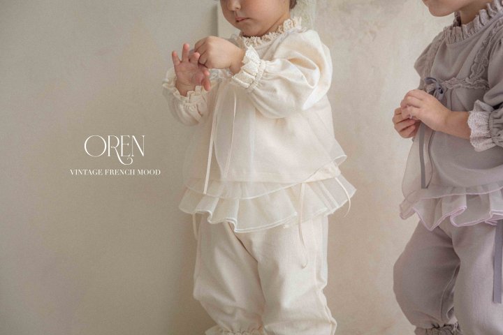 Oren - Korean Children Fashion - #Kfashion4kids - Coco Tutu Top Bottom Set