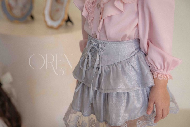 Oren - Korean Children Fashion - #childofig - Bling String Skirt - 4