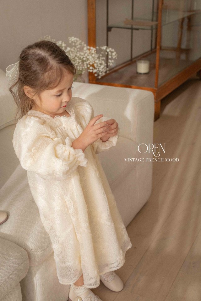 Oren - Korean Children Fashion - #childofig - Lizzy Rose Lace One-piece - 9