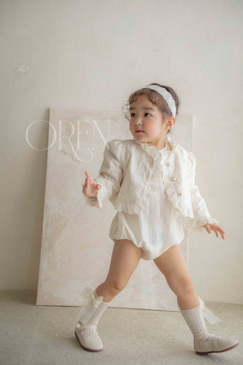 Oren - Korean Children Fashion - #childofig - Kids Bianca Lace Cardigan - 5