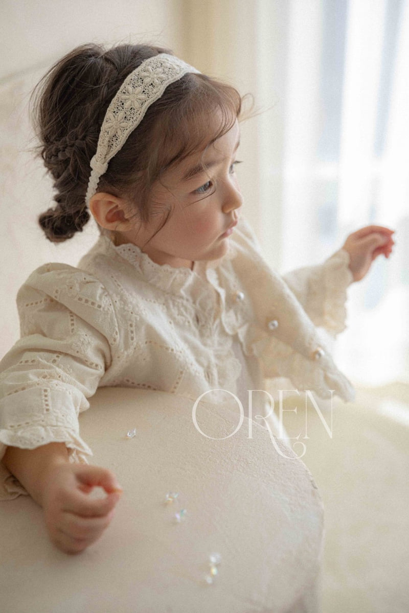 Oren - Korean Children Fashion - #childofig - Kids Bianca Lace Cardigan - 6