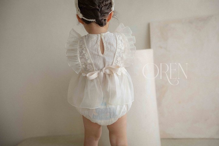 Oren - Korean Children Fashion - #childrensboutique - Flower Embroidery Bustier - 11