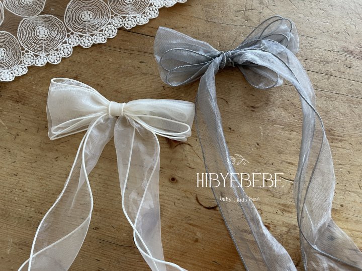 Oren - Korean Children Fashion - #childrensboutique - Organza Long Ribbon Pin - 3