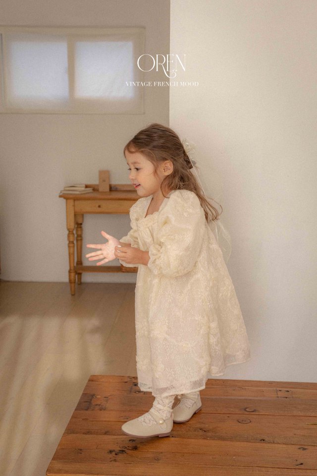 Oren - Korean Children Fashion - #childrensboutique - Lizzy Rose Lace One-piece - 10