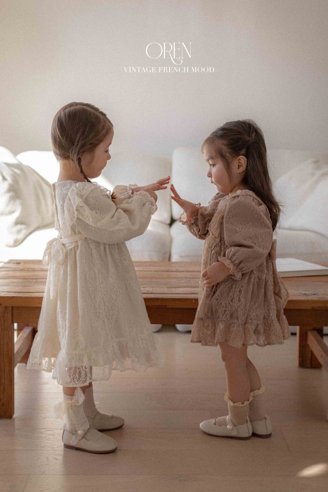 Oren - Korean Children Fashion - #childrensboutique - Lenny Lace One-piece - 5