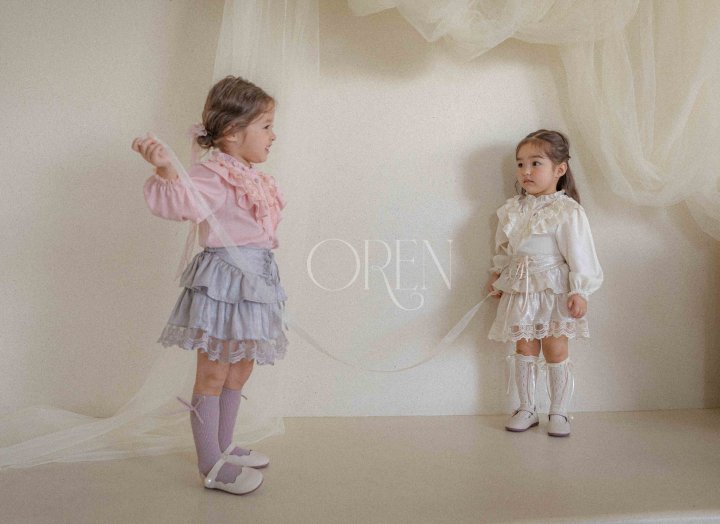Oren - Korean Children Fashion - #designkidswear - Rococo Blouse - 7