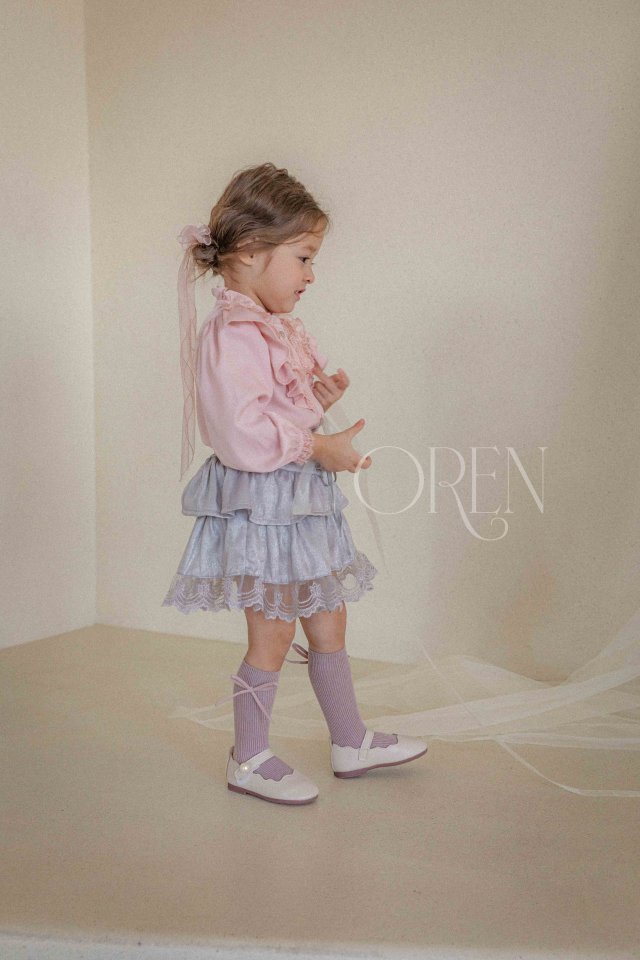 Oren - Korean Children Fashion - #designkidswear - Bling String Skirt - 6