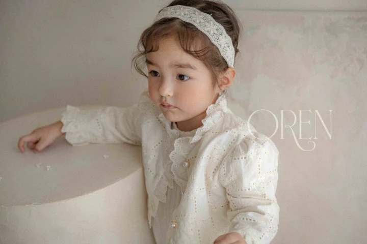 Oren - Korean Children Fashion - #kidsshorts - Bianca Lace Cardigan - 2