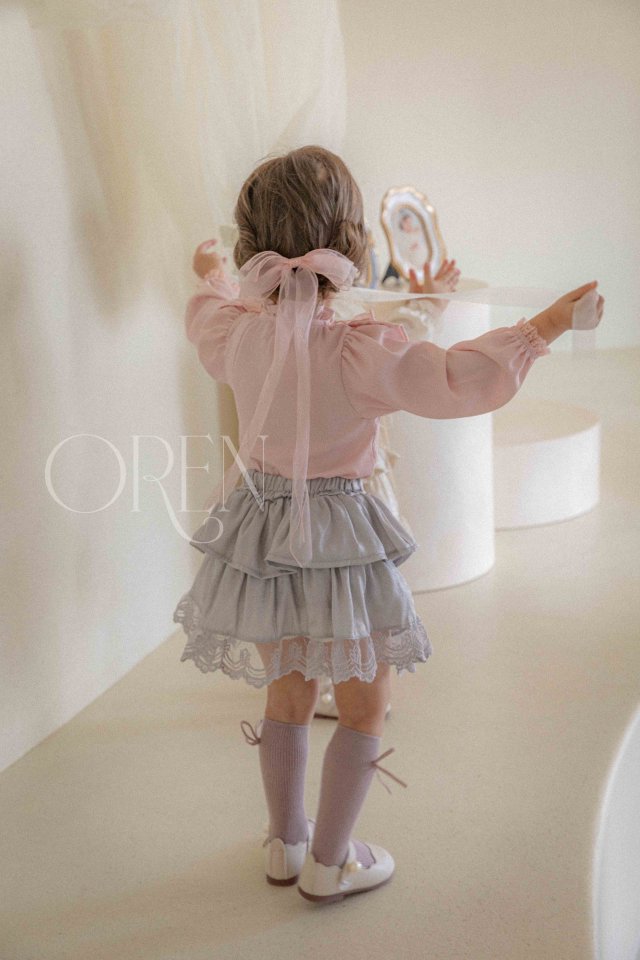 Oren - Korean Children Fashion - #kidsshorts - Rococo Blouse - 10