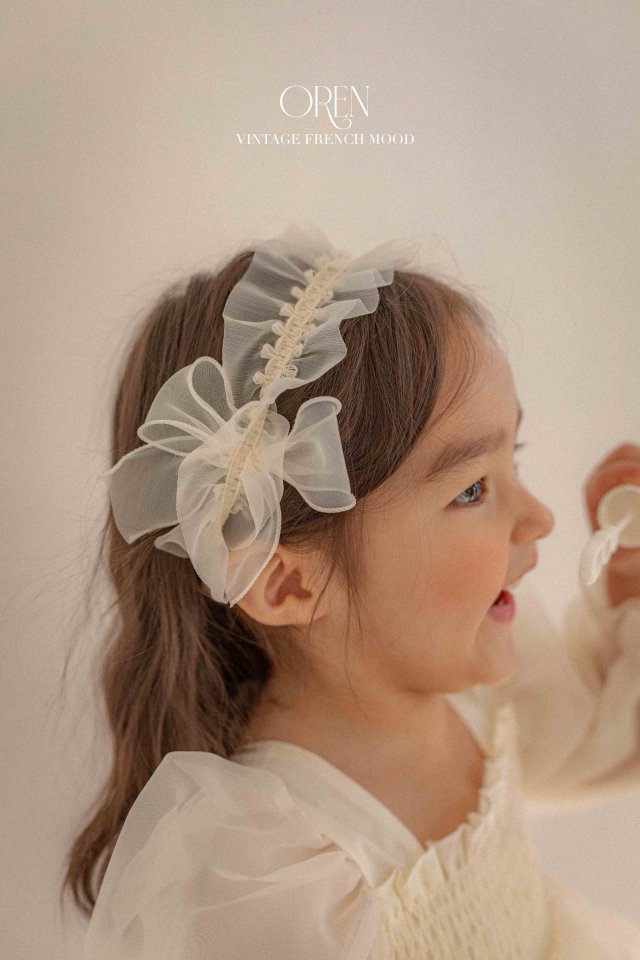 Oren - Korean Children Fashion - #kidsshorts - Shiny Organza Pleated Hairband - 6