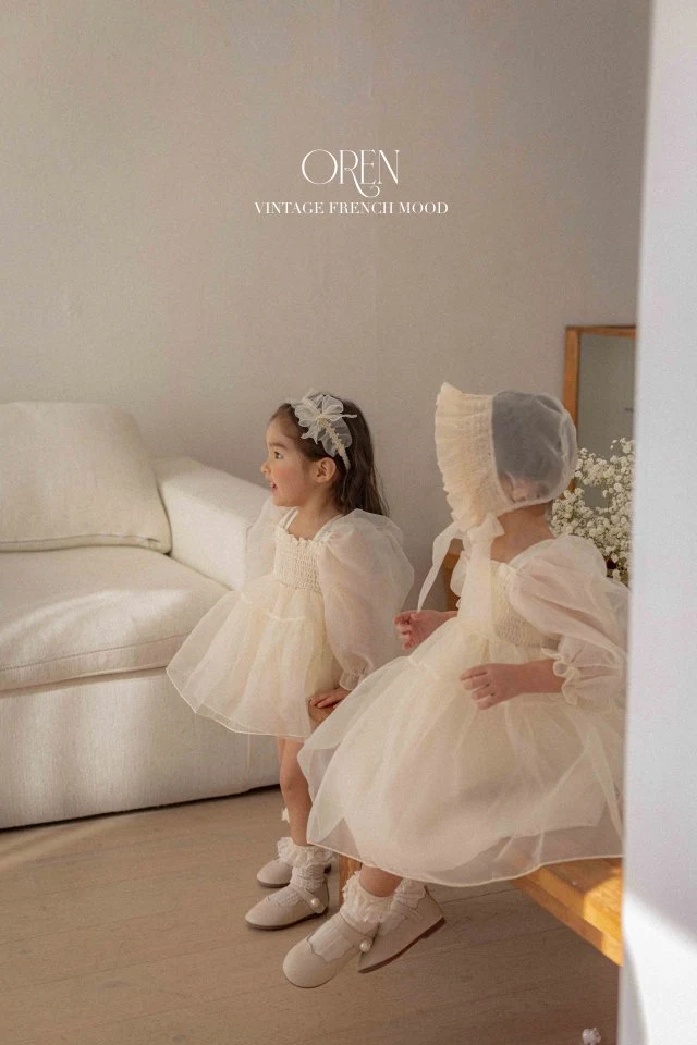 Oren - Korean Children Fashion - #kidsshorts - Say Organza Dress - 3