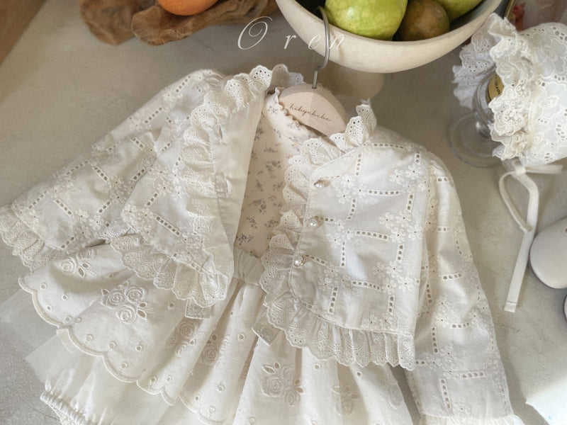 Oren - Korean Children Fashion - #kidsshorts - Kids Bianca Lace Cardigan - 11