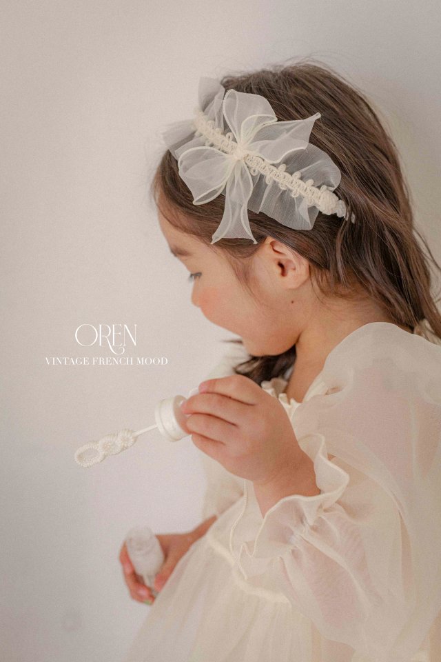 Oren - Korean Children Fashion - #kidsstore - Shiny Organza Pleated Hairband - 7