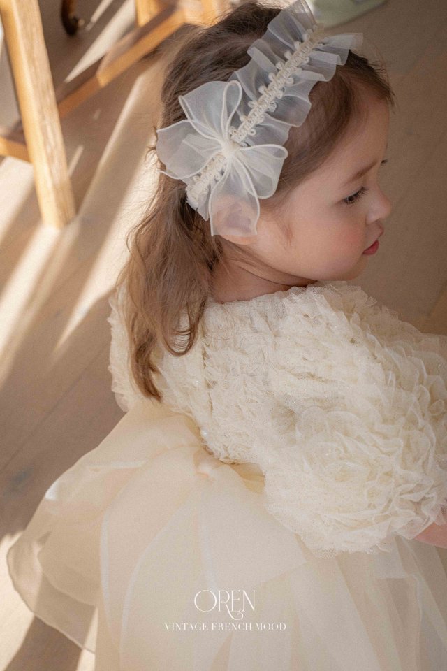 Oren - Korean Children Fashion - #kidzfashiontrend - Shiny Organza Pleated Hairband - 8