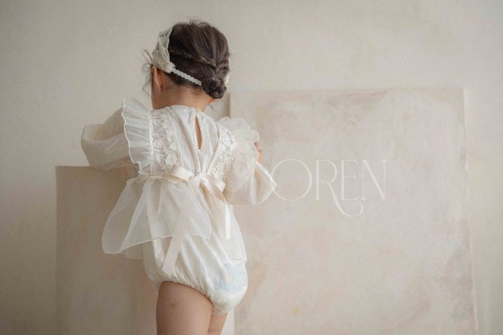 Oren - Korean Children Fashion - #magicofchildhood - Flower Embroidery Bustier - 6