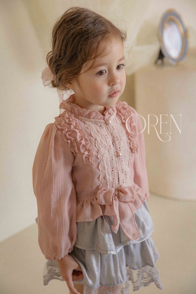 Oren - Korean Children Fashion - #magicofchildhood - Verona Frill Blouse - 2